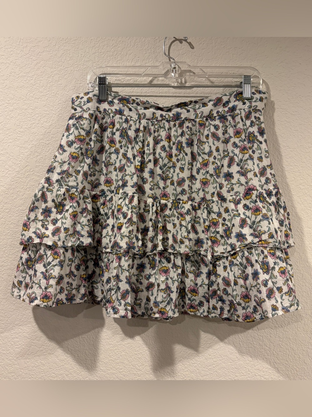Boden Women’s Floral Crinkle Mini Skirt - 12